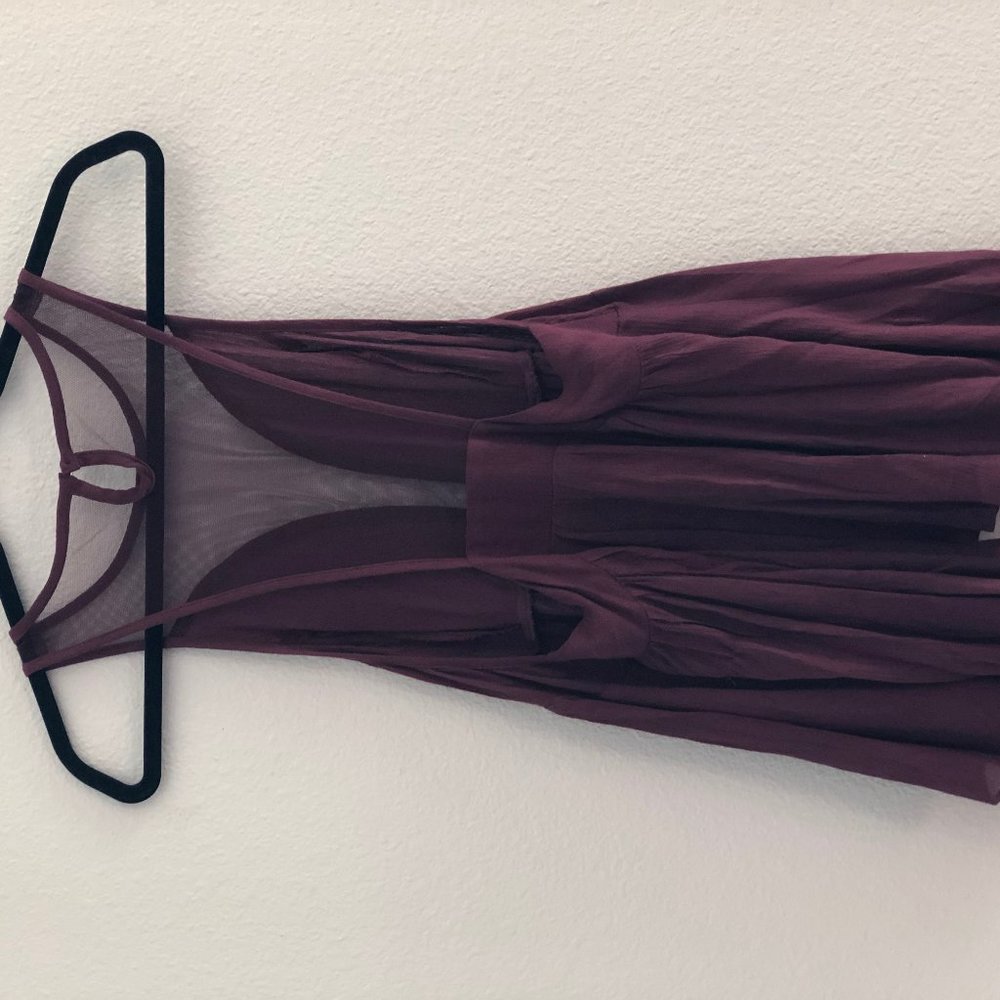 Mustard Seed Maroon Top